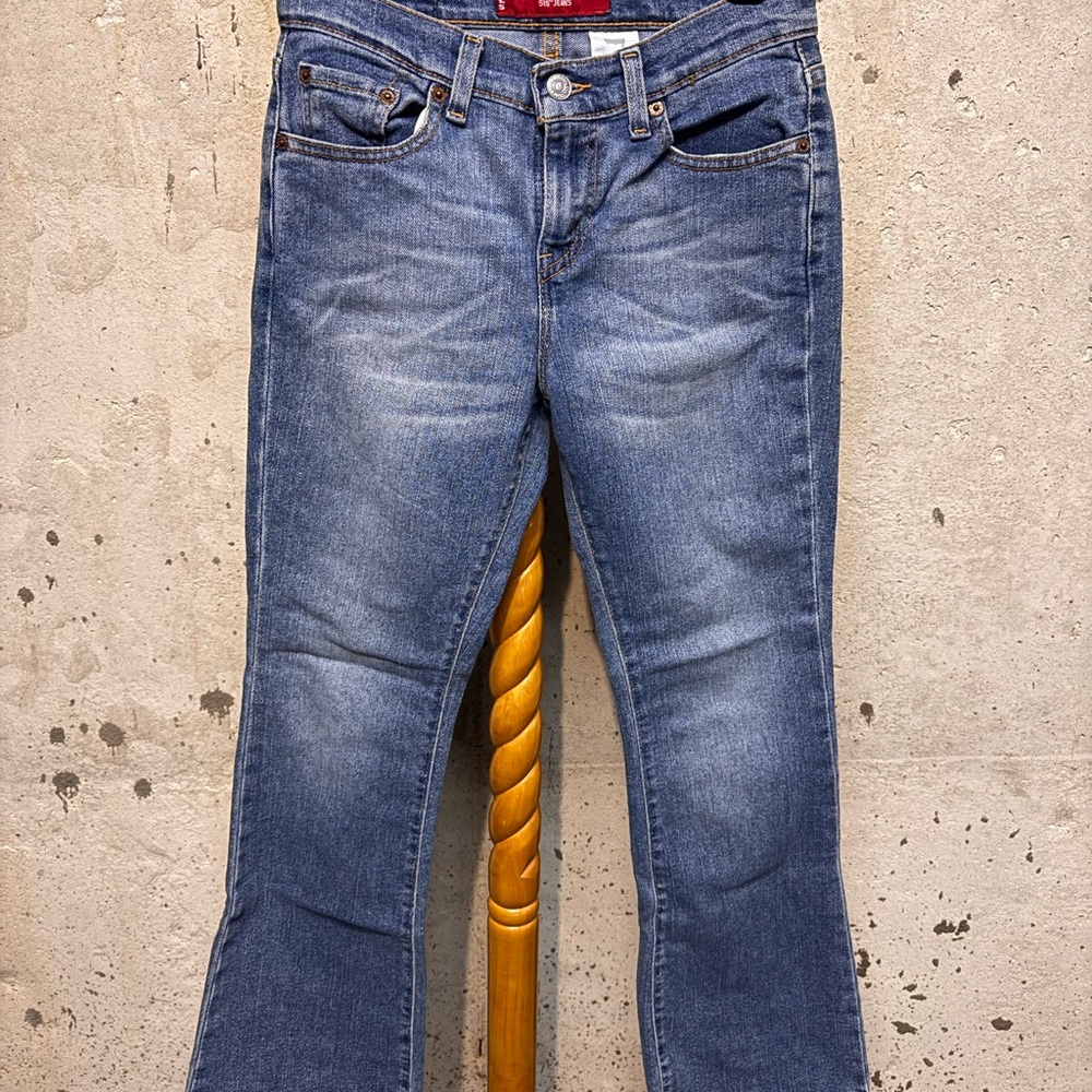 Women’s Levi’s Nouveau Bootcut Stretch Blue Denim Jeans Style 515